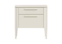 Мебель Ellipsefurniture Тумба прикроватная Type 2 ящика ширина 50 см (молочный) арт. TY010305320101