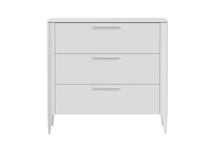 Мебель Ellipsefurniture Комод Type 3 ящика ширина 90 см (белый) арт. TY010301070101