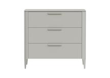 Мебель Ellipsefurniture Комод Type 3 ящика ширина 90 см (серо-бежевый) арт. TY010304070101