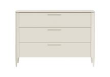 Мебель Ellipsefurniture Комод Type 3 ящика ширина 120 см (молочный) арт. TY010305060101