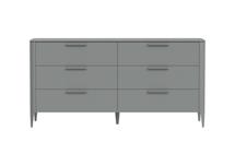 Мебель Ellipsefurniture Комод Type 6 ящиков ширина 170 см (серый) арт. TY010303090101