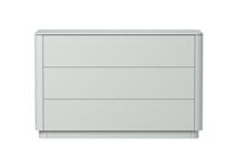 Мебель Ellipsefurniture Комод Tammi 3 ящика ширина 120 см (светло-серый) арт. TM010204020101