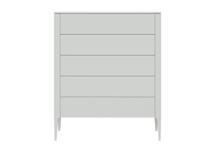 Мебель Ellipsefurniture Комод Type 5 ящиков ширина 100 см (белый) арт. TY010301380101