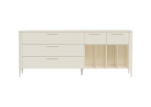 Мебель Ellipsefurniture Тумба Type 5 ящиков 4 полки ширина 200 см (дымка) арт. TY01400213532