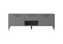 Мебель Ellipsefurniture Тумба Type oak под ТВ ширина 160 см (серый) арт. TY010203260101