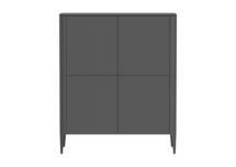 Мебель Ellipsefurniture Шкаф Type 4 двери (темно-серый) арт. TY010306340101