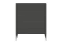 Мебель Ellipsefurniture Комод Type 5 ящиков ширина 100 см (темно-серый) арт. TY010306380101