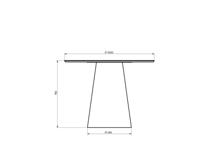 Мебель Ellipsefurniture Стол обеденный Lagom D 100 см (черный) арт. TB01047510230