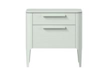 Мебель Ellipsefurniture Тумба прикроватная Type oak 2 ящика ширина 50 см (белый) арт. TY010202300101