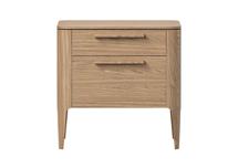 Мебель Ellipsefurniture Тумба прикроватная Type oak 2 ящика ширина 50 см (натуральный дуб) арт. TY010201300101