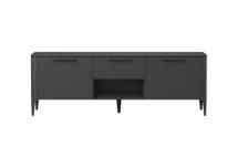 Мебель Ellipsefurniture Тумба Type oak под ТВ ширина 160 см (черный) арт. TY010208260101