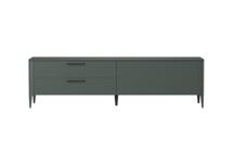 Мебель Ellipsefurniture Тумба Type oak под ТВ 2 ящика откидная дверь (темно-серый) арт. TY010207250101
