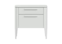 Мебель Ellipsefurniture Тумба прикроватная Type 2 ящика ширина 50 см (белый) арт. TY010301320101