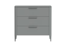 Мебель Ellipsefurniture Комод Type 3 ящика ширина 90 см (серый) арт. TY010303070101