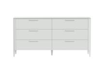 Мебель Ellipsefurniture Комод Type 6 ящиков ширина 170 см (белый) арт. TY010301090101