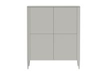 Мебель Ellipsefurniture Шкаф Type 4 двери (серо-бежевый) арт. TY010304340101