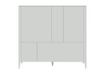 Мебель Ellipsefurniture Шкаф Type 3 двери 2 ящика высота 135 см (белый) арт. TY010301360101