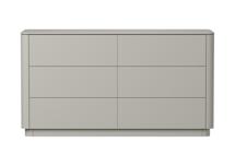 Мебель Ellipsefurniture Комод Tammi 6 ящиков ширина 140 см (серо-бежевый) арт. TM010202030101