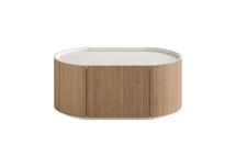 Мебель Ellipsefurniture Тумба прикроватная Lagom 1 ящик ширина 60 см (натуральный дуб, молочный) арт. LG01421500222