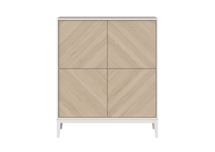 Мебель Ellipsefurniture Шкаф Fjord 4 двери (белый) арт. FJ010101300101