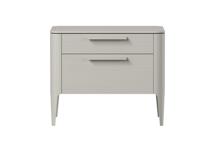 Мебель Ellipsefurniture Тумба прикроватная Type oak 2 ящика ширина 60 см (серо-бежевый) арт. TY010205310101