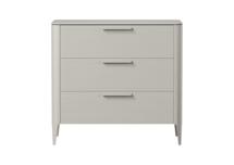 Мебель Ellipsefurniture Комод Type oak 3 ящика ширина 90 см (серо-бежевый) арт. TY010205080101
