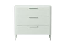 Мебель Ellipsefurniture Комод Type oak 3 ящика ширина 90 см (белый) арт. TY010202080101