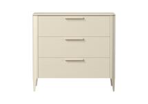 Мебель Ellipsefurniture Комод Type oak 3 ящика ширина 90 см (молочный) арт. TY010206080101