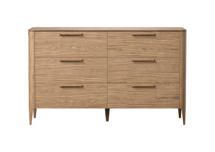 Мебель Ellipsefurniture Комод Type oak 6 ящиков ширина 140 см (натуральный дуб) арт. TY010201090101