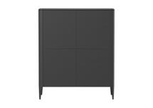 Мебель Ellipsefurniture Шкаф Type oak 4 двери (черный) арт. TY010208320101