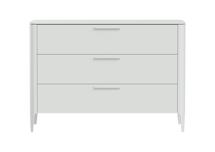 Мебель Ellipsefurniture Комод Type 3 ящика ширина 120 см (белый) арт. TY010301060101