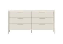Мебель Ellipsefurniture Комод Type 6 ящиков ширина 170 см (молочный) арт. TY010305090101