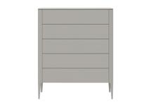 Мебель Ellipsefurniture Комод Type 5 ящиков ширина 100 см (серо-бежевый) арт. TY010304380101