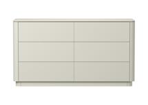 Мебель Ellipsefurniture Комод Tammi 6 ящиков ширина 140 см (молочный) арт. TM010203030101