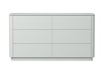 Мебель Ellipsefurniture Комод Tammi 6 ящиков ширина 140 см (светло-серый) арт. TM010204030101