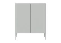 Мебель Ellipsefurniture Шкаф Type 2 двери низкий (светло-серый) арт. TY010302400101