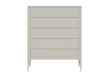 Мебель Ellipsefurniture Комод Type 5 ящиков ширина 100 см (молочный) арт. TY010305380101