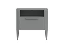 Мебель Ellipsefurniture Тумба прикроватная Type 1 полка 1 ящик ширина 50 см (серый) арт. TY010303430101