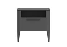 Мебель Ellipsefurniture Тумба прикроватная Type 1 полка 1 ящик ширина 50 см (темно-серый) арт. TY010306430101