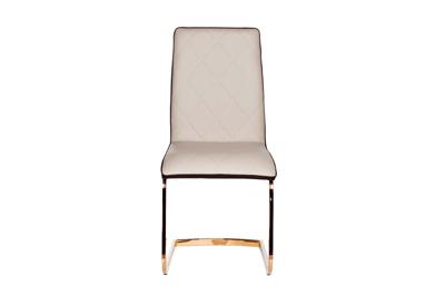 Мебель Garda Decor 30C-955 Стул экокожа бежевая 44*56*89см арт. 30C-955
