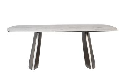 Мебель Garda Decor 160KD-60061 Стол обеденный, керамика Johannesburg белая 240*100*75см арт. 160KD-60061