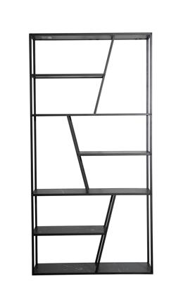 Мебель Garda Decor GY-08943 Стеллаж черный 100*32*200см арт. GY-08943