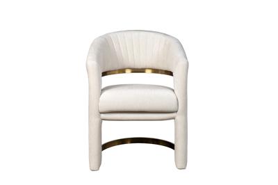 Мебель Garda Decor GY-08386 Стул велюр кремовый/матовое золото 67*66*85см арт. GY-08386