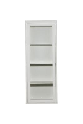 Мебель Garda Decor 151SV-000015 Шкаф-витрина бежевый 1 стеклянный фасад 60*158*40см арт. 151SV-000015