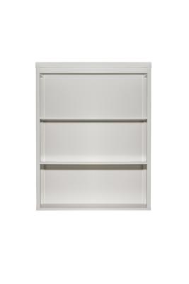 Мебель Garda Decor 151SV-000016 Шкаф-витрина открытый бежевый 100*128*40см арт. 151SV-000016