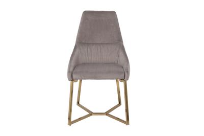 Мебель Garda Decor 30C-1185 GRE Стул велюр серый на метал.основании 55*62*94см арт. 30C-1185 GRE