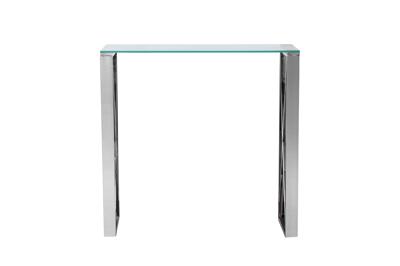 Мебель Garda Decor 47ED-CST008/80 Консоль прозр.стекло/хром 80*30*78см арт. 47ED-CST008/80