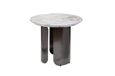 Мебель Garda Decor 57EL-79702 Стол журнальный натур.серый мрамор d 60*50см арт. 57EL-79702