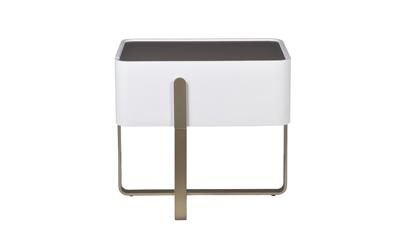 Мебель Garda Decor 77IP-20863 Тумбочка светлая с металл. каркасом 58*40*55см арт. 77IP-20863