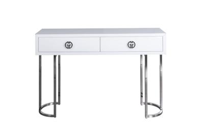 Мебель Garda Decor KFG16702 Консоль GD 2 ящика белая 120*30*78см арт. KFG16702